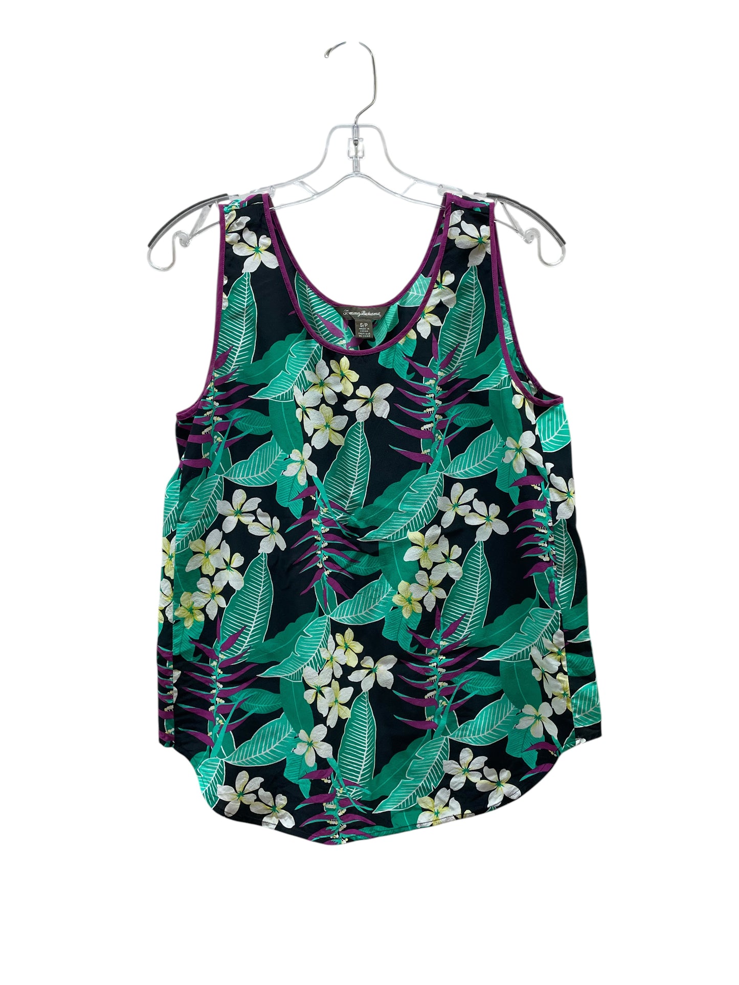 Top Sleeveless By Tommy Bahama In Floral Print, Size:Sp