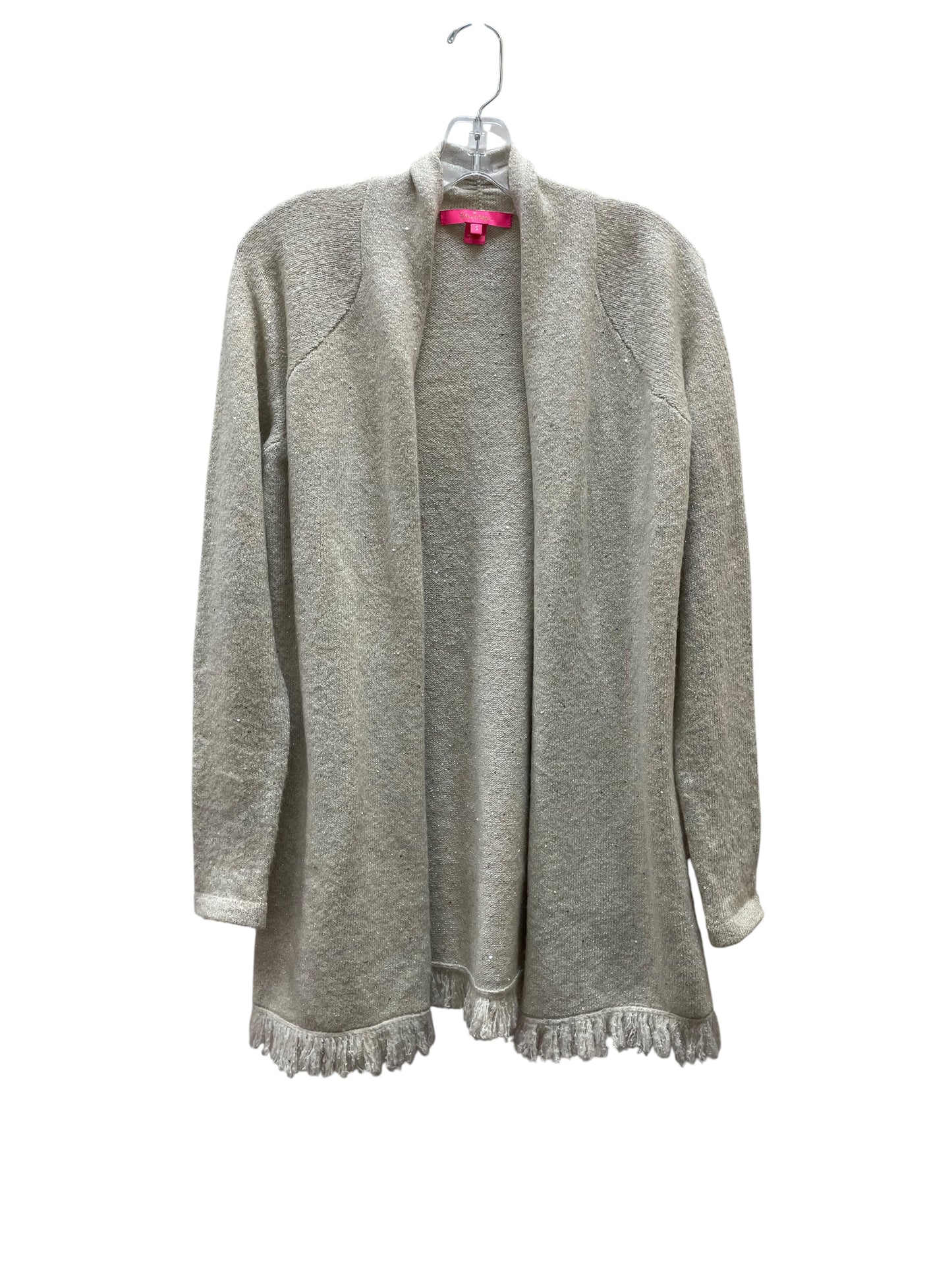 Cardigan Designer By Lilly Pulitzer In Cream, Size:S