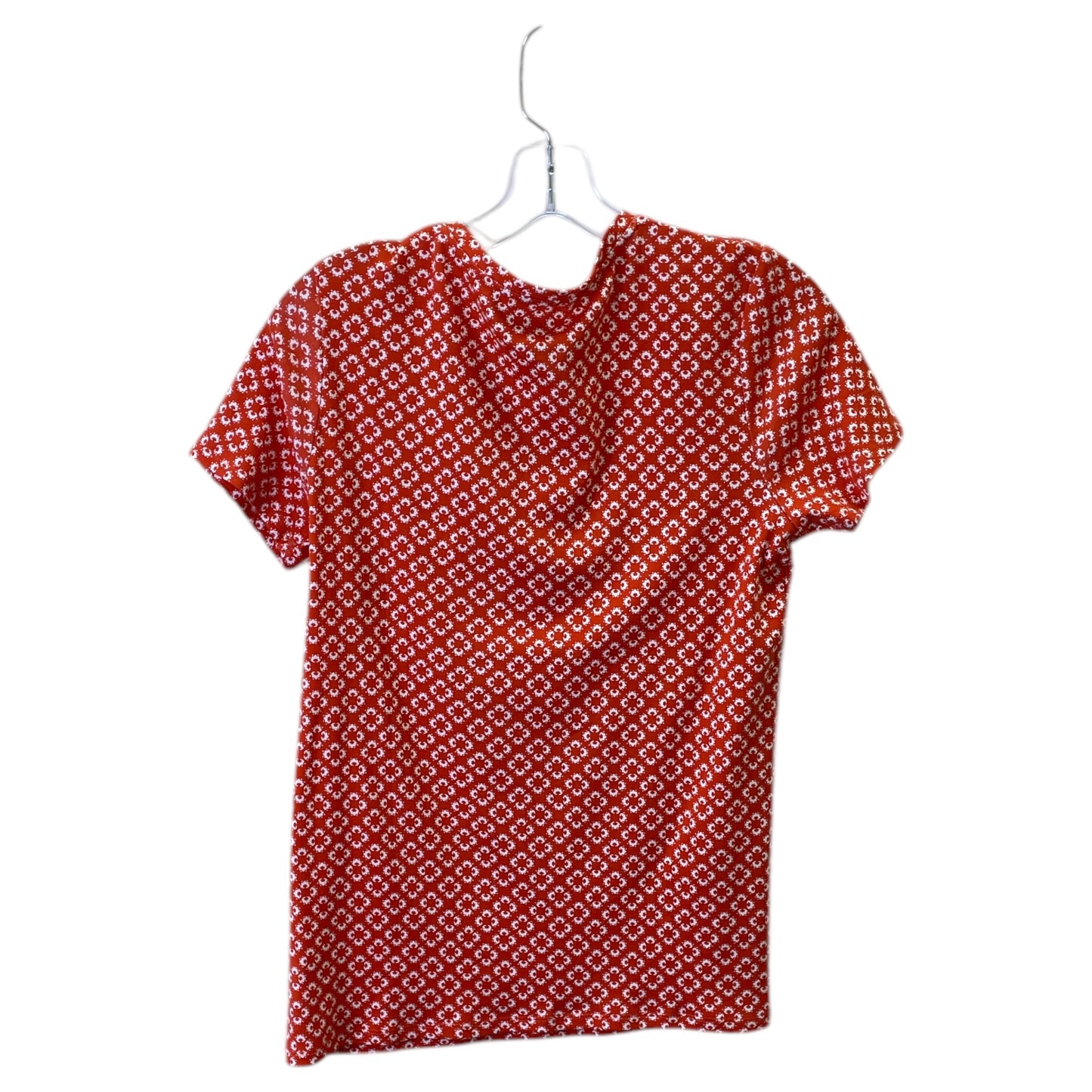 Top Ss Basic By Croft And Barrow In Orange, Size:M