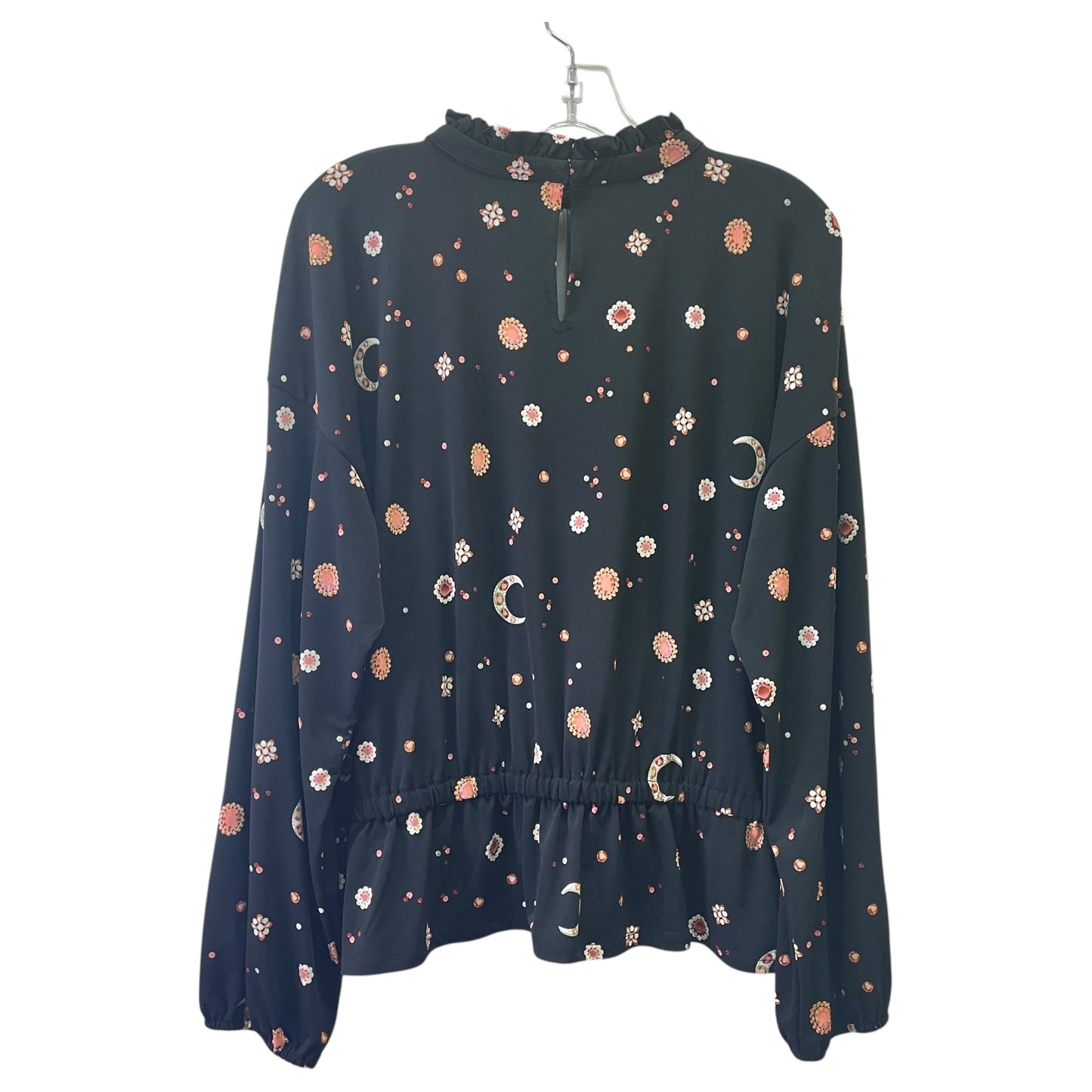 Top Ls By Ann Taylor In Floral Print, Size:Xl