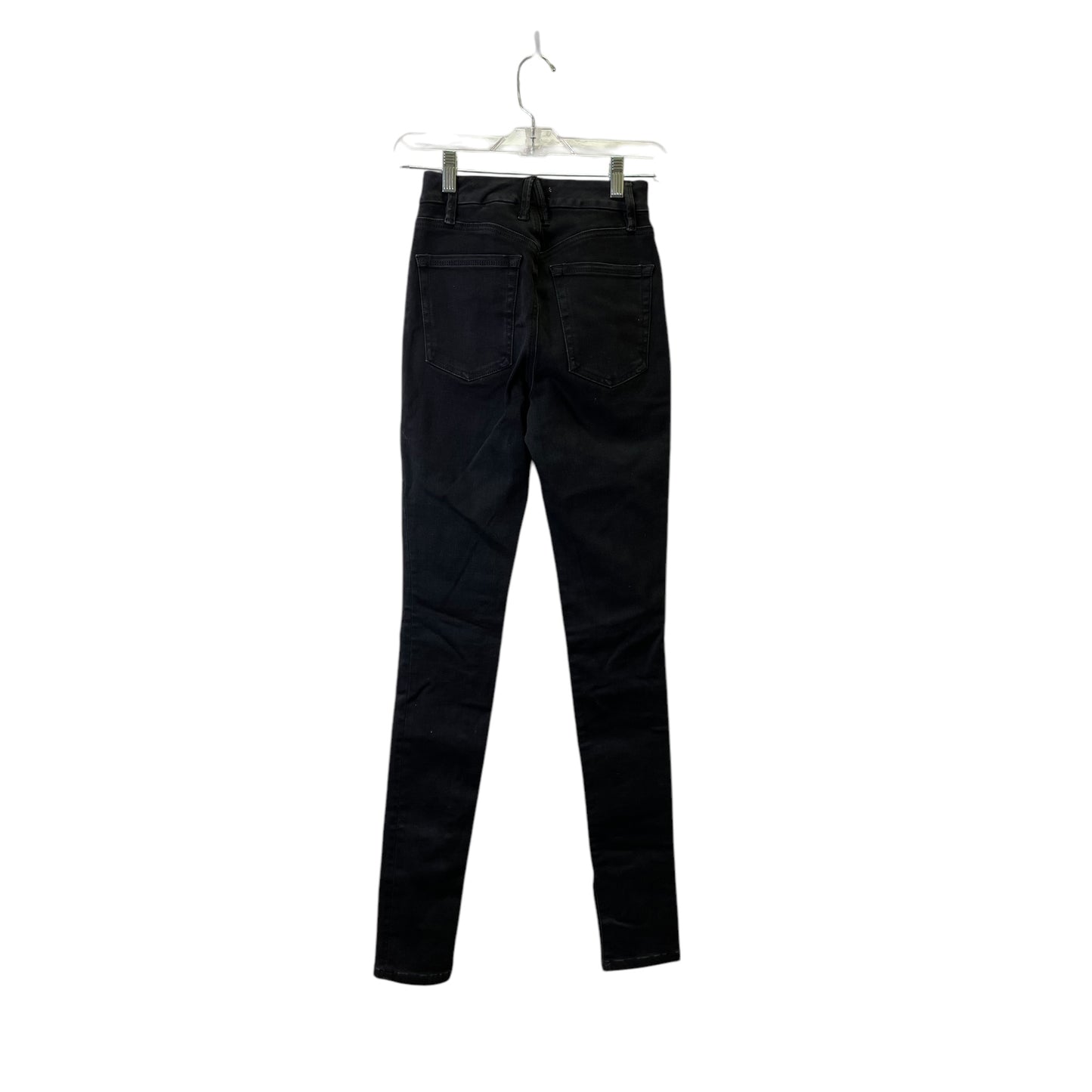 Jeans Skinny By Good American In Black Denim, Size:0