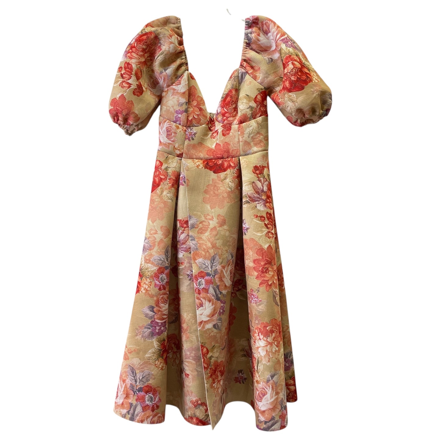Dress Casual Midi By Asos In Beige, Size:S