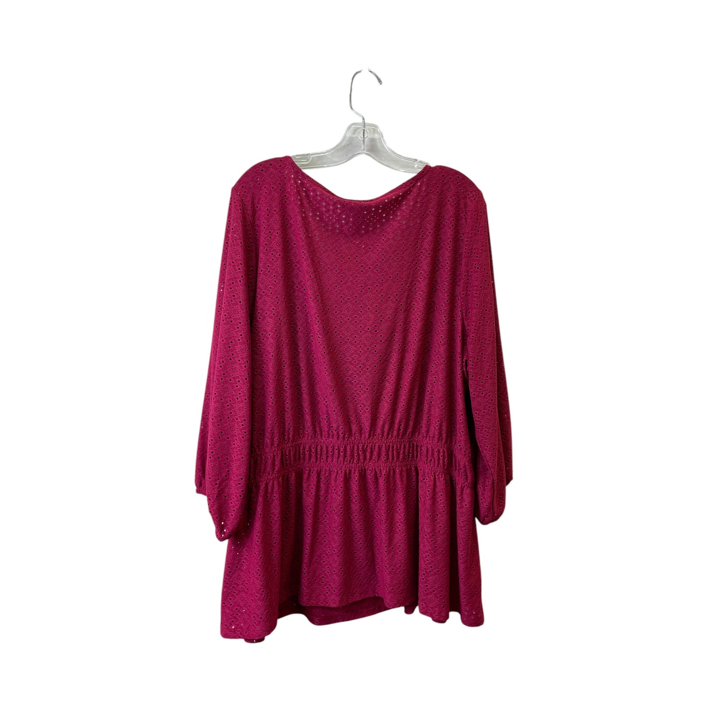 Top Ls By Lane Bryant In Red, Size:2X