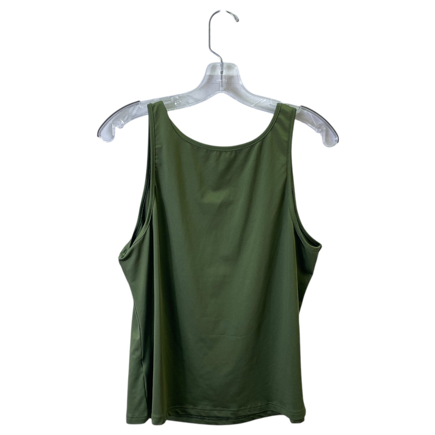 Athletic Tank Top By Cme In Green, Size:1X