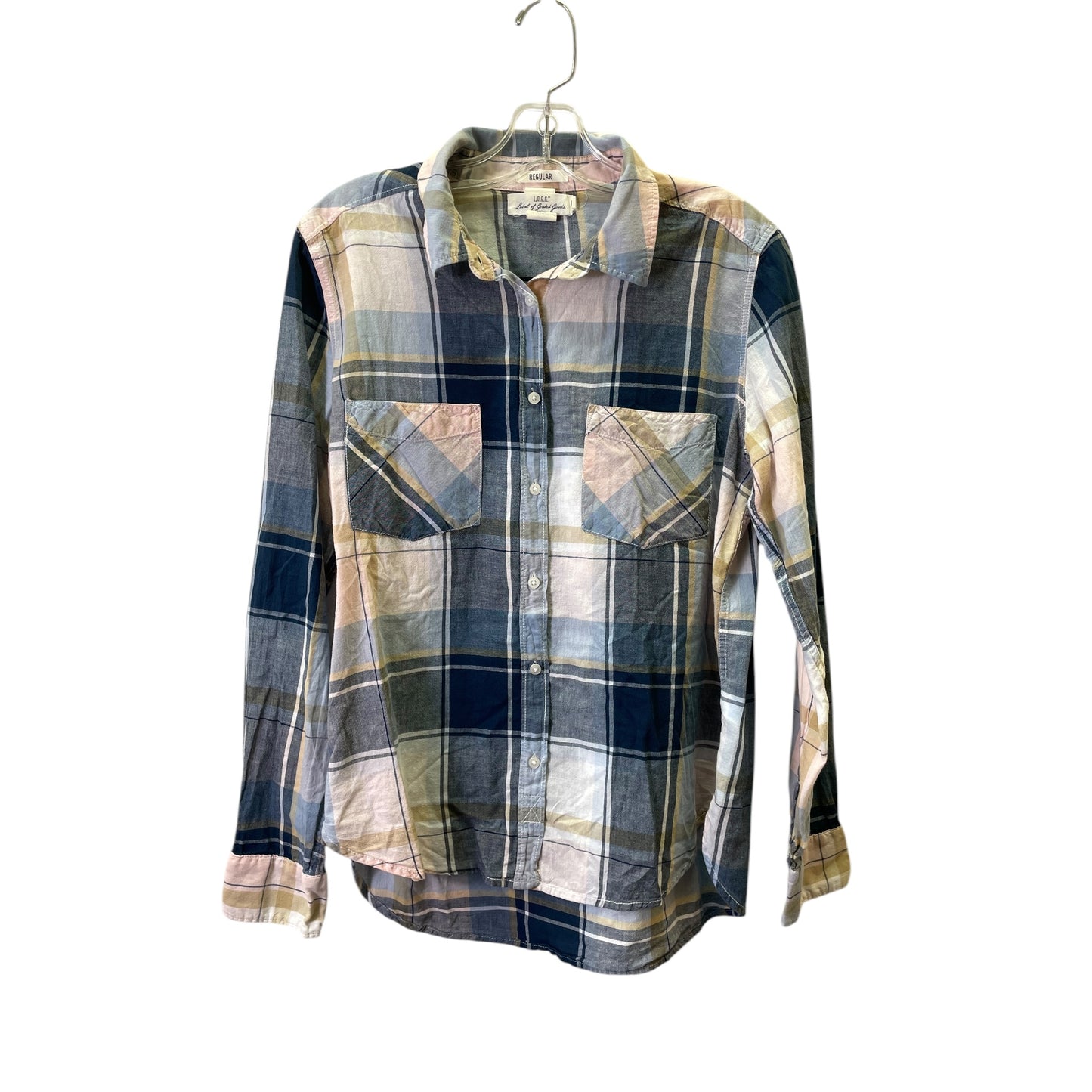 Top Ls Basic By Logg In Blue, Size:L