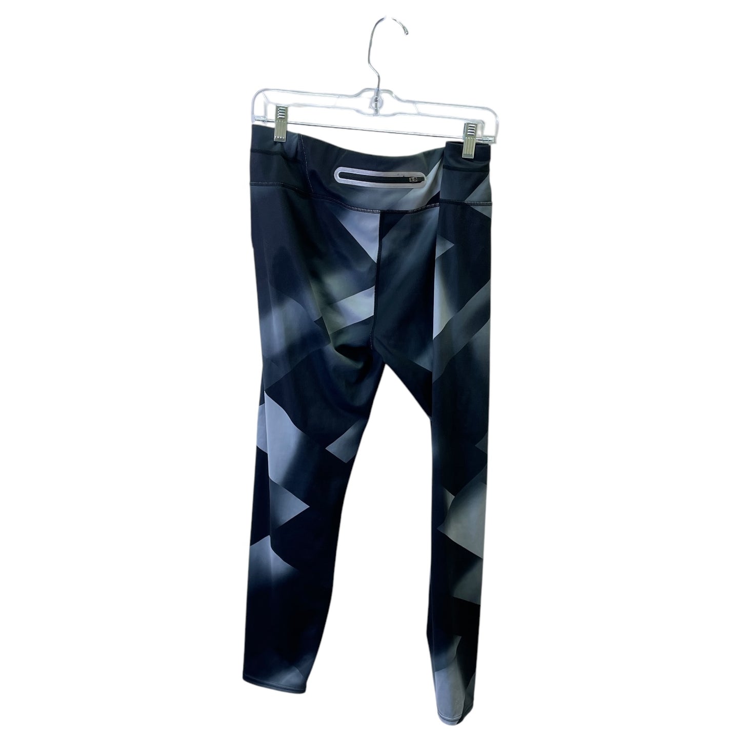 Athletic Leggings By Athleta In Black & Grey, Size:Xl