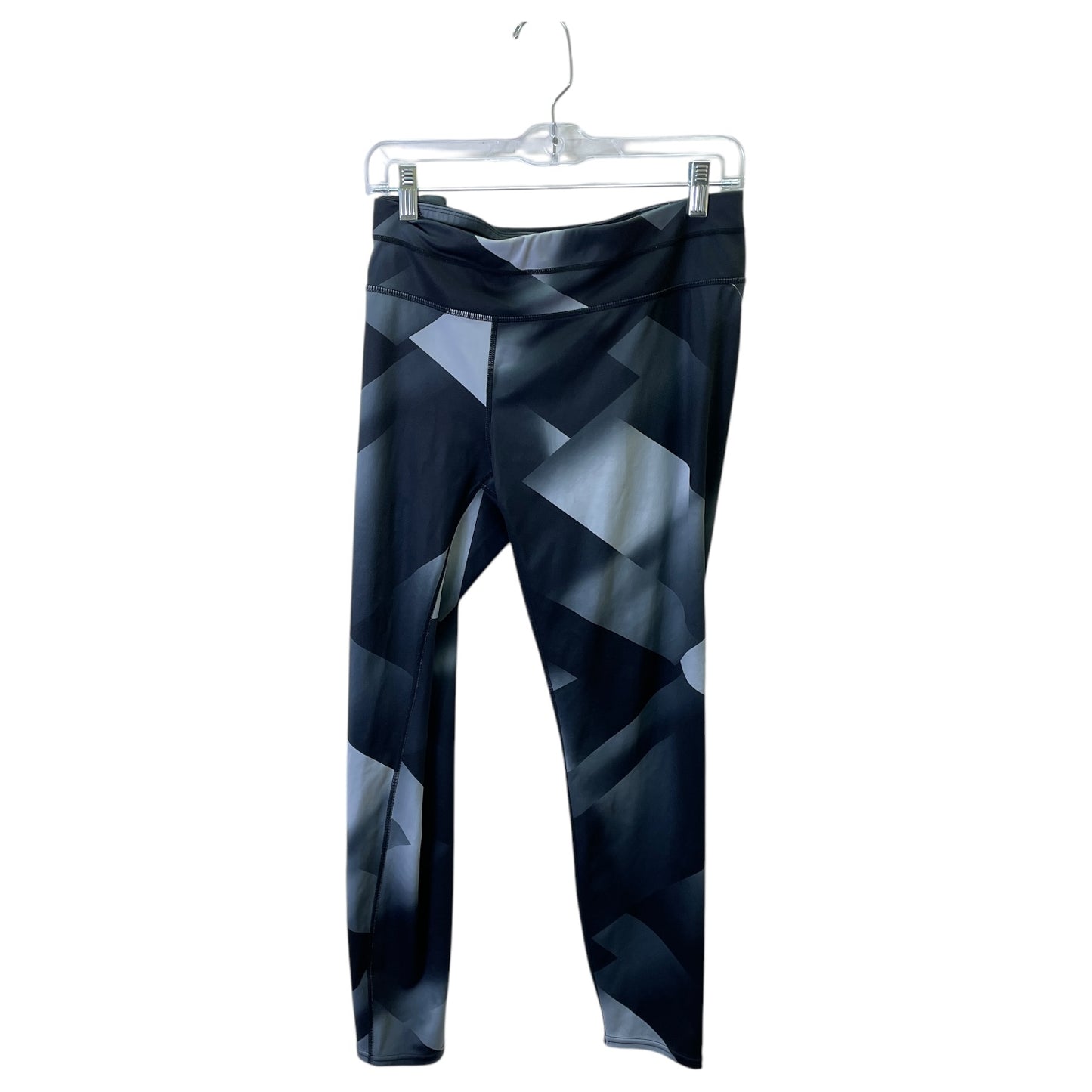 Athletic Leggings By Athleta In Black & Grey, Size:Xl