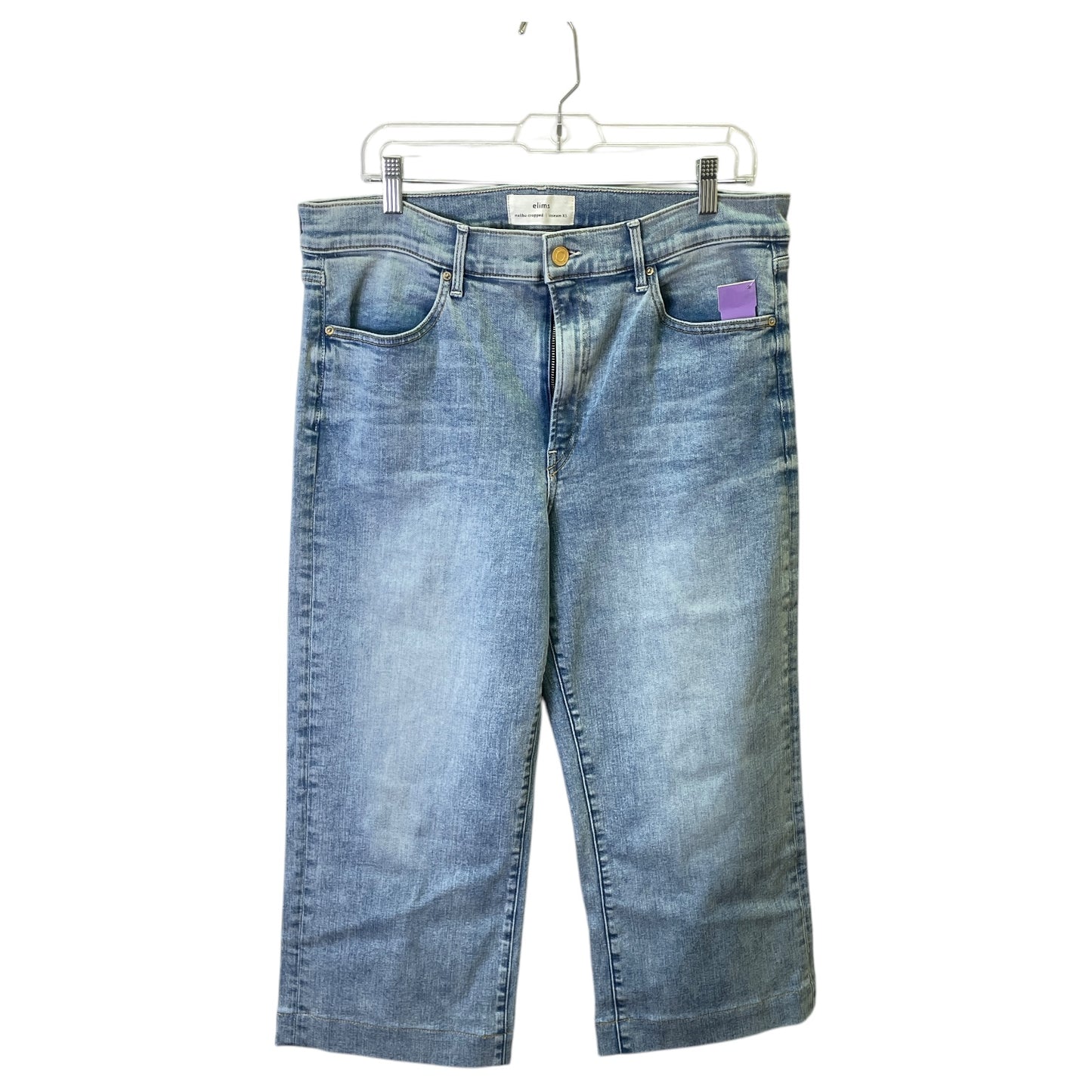 Jeans Wide Leg By Paige In Blue, Size:16