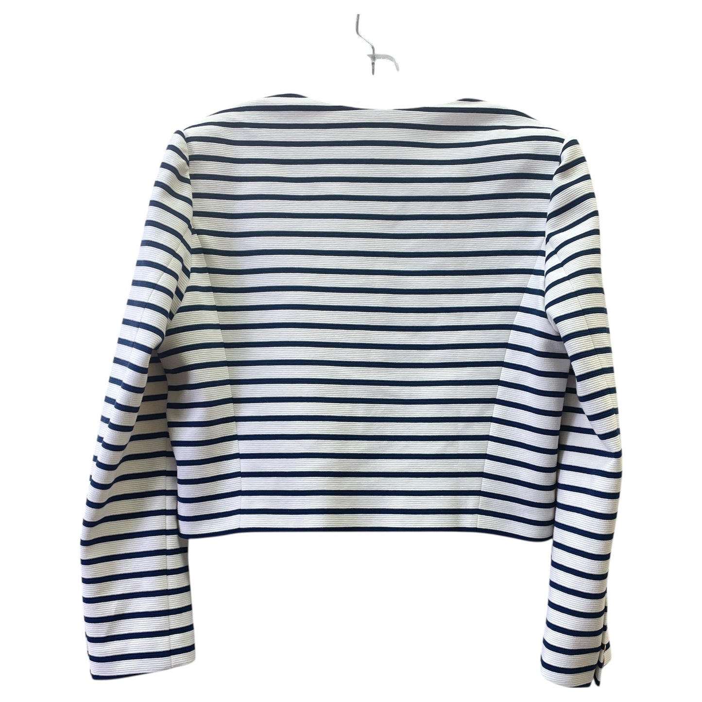 Blazer By GOELIA In Blue & Cream, Size:Xl