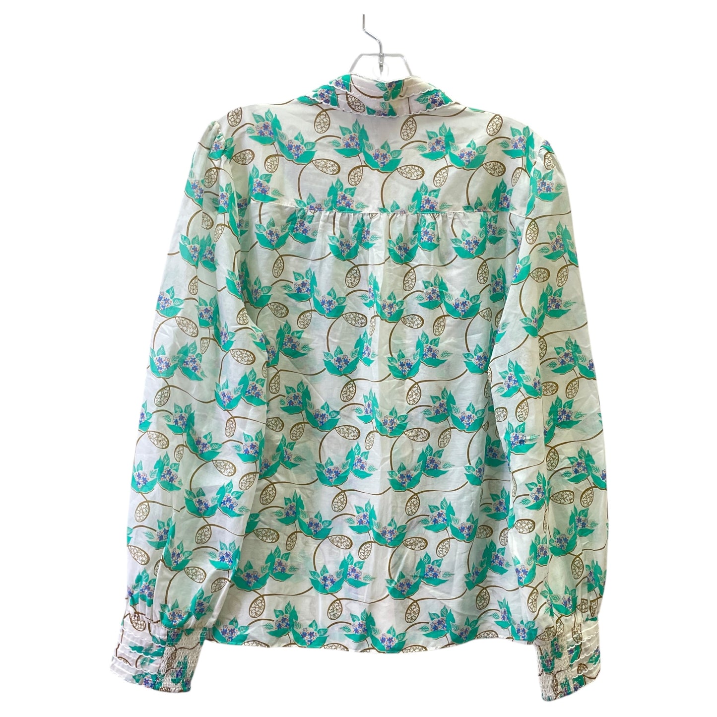 Top Ls By ME+EM In Cream & Green, Size:L