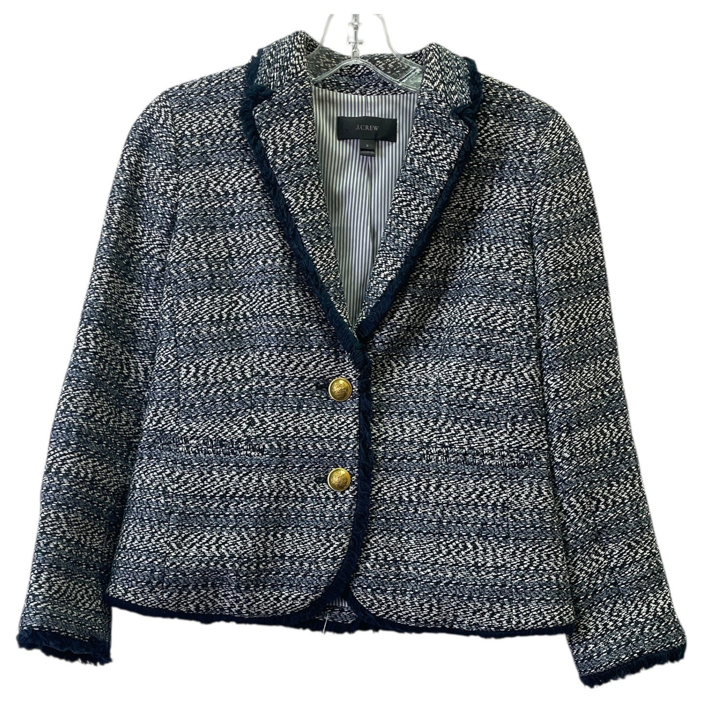 Blazer By J. Crew In Blue, Size:Xs