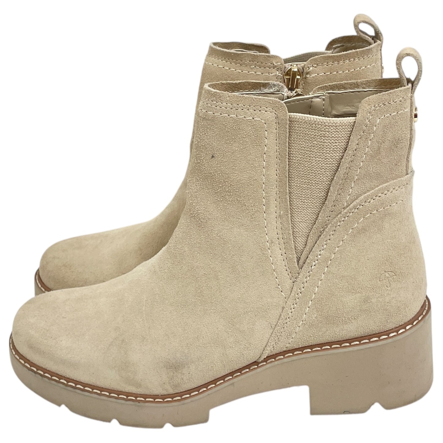 Boots Ankle Heels By Naturalizer In Tan, Size:7