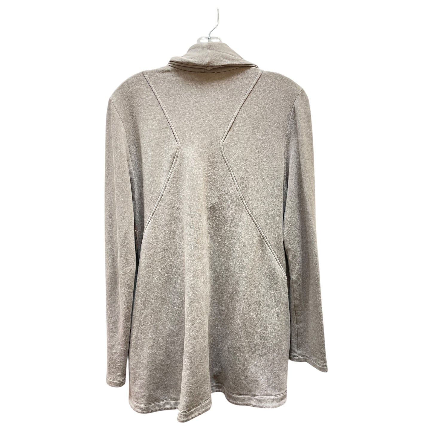 Cardigan By Bordeaux In Taupe, Size:L