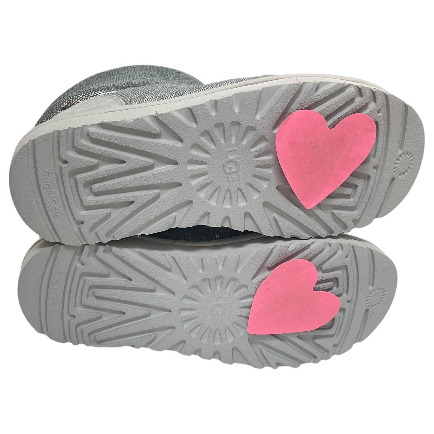 Boots Ankle Flats By Ugg In Silver, Size:8