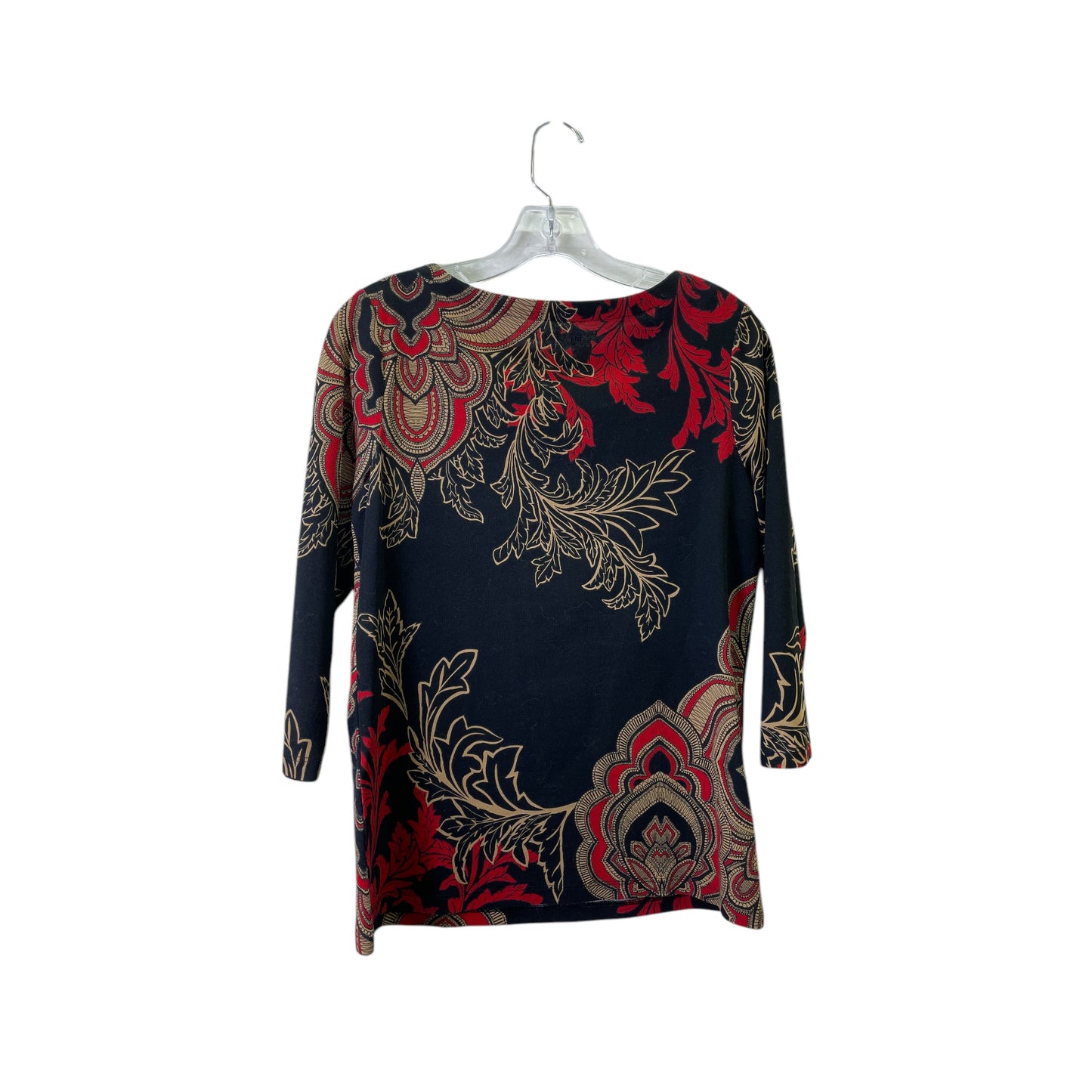 Top Ls By Chicos In Black & Red, Size:M