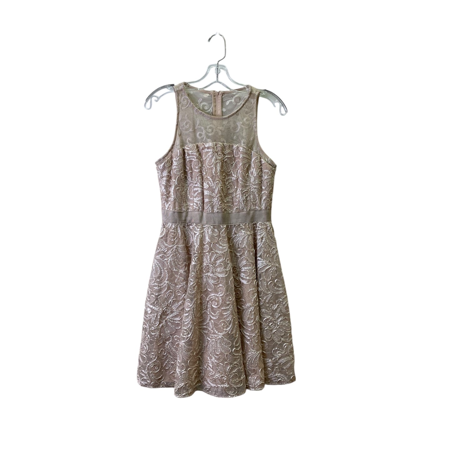 Dress Party Short By Taylor In Gold, Size:S