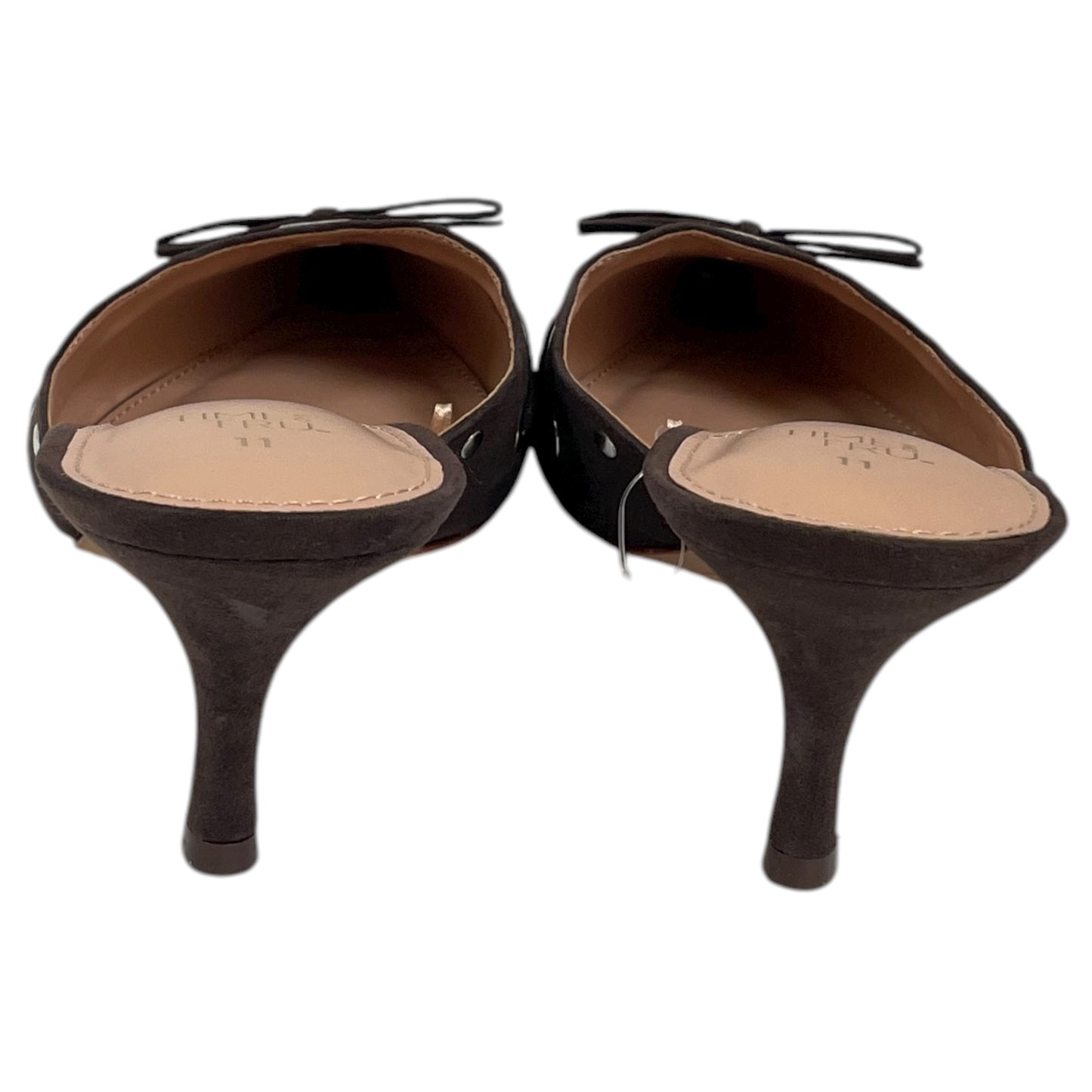 Shoes Heels Kitten By Time And Tru In Brown, Size:11