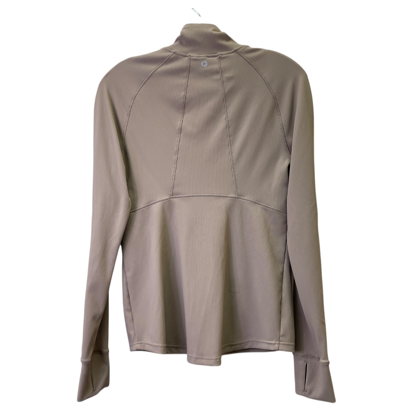Athletic Jacket By 90 Degrees By Reflex In Taupe, Size:L