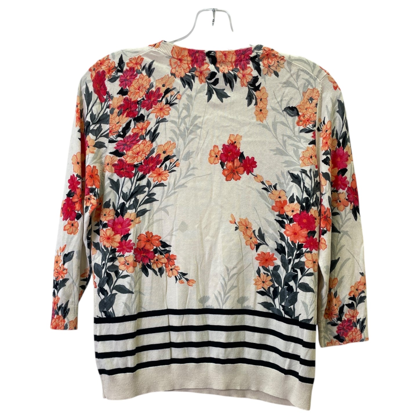 Sweater By Talbots In Black & Cream, Size:Mp
