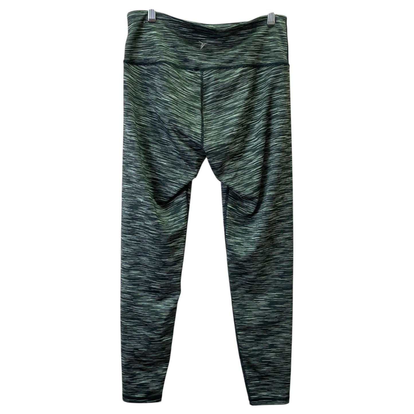 Athletic Leggings By Old Navy In Green, Size:L