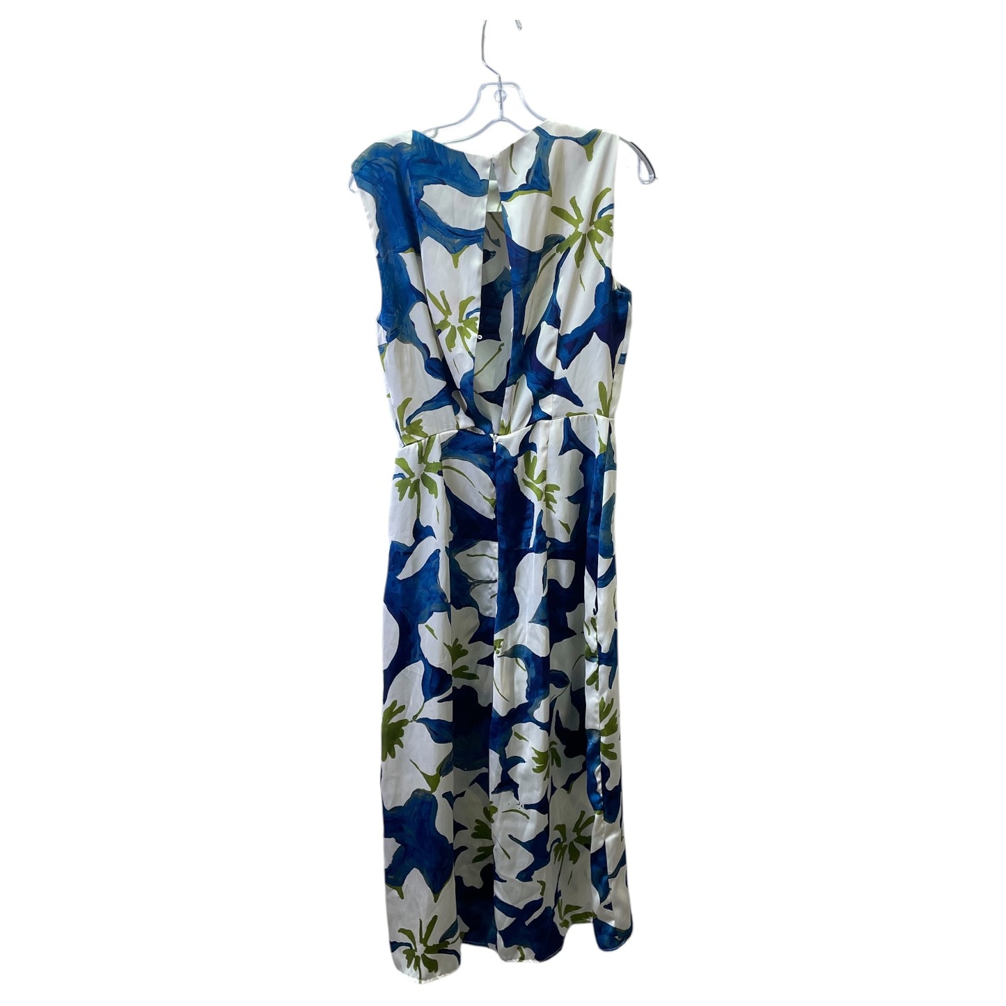 Dress Casual Maxi By Zara In Blue & Cream, Size:M
