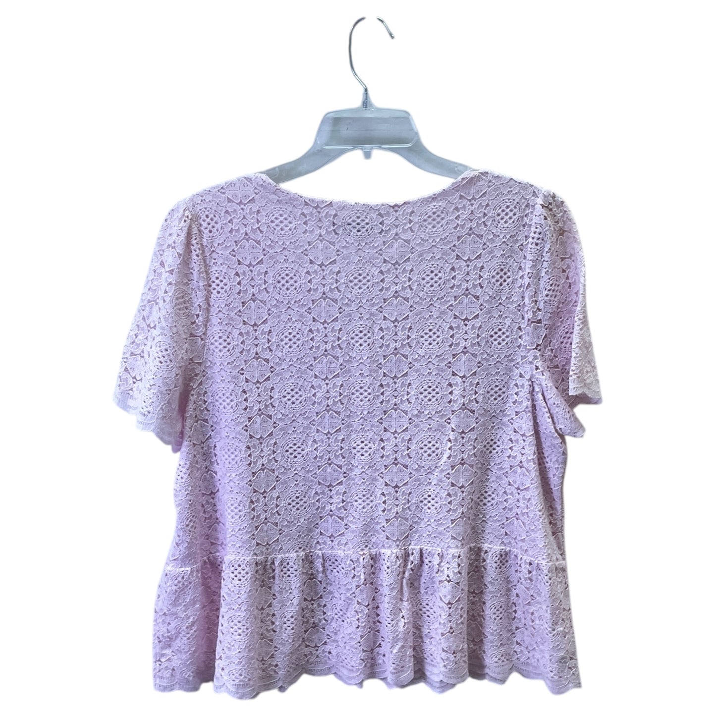 Top Ss By Loft In Pink, Size:L