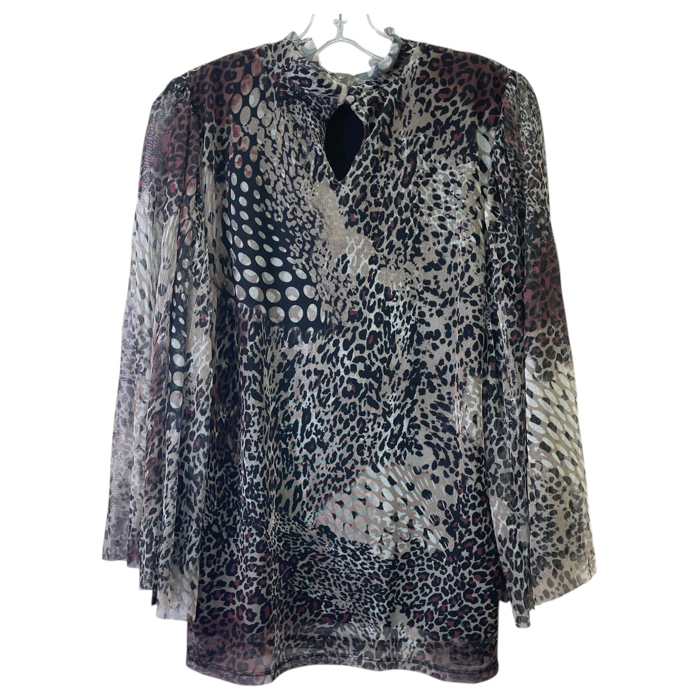 Top Ls By Chicos In Brown, Size:L