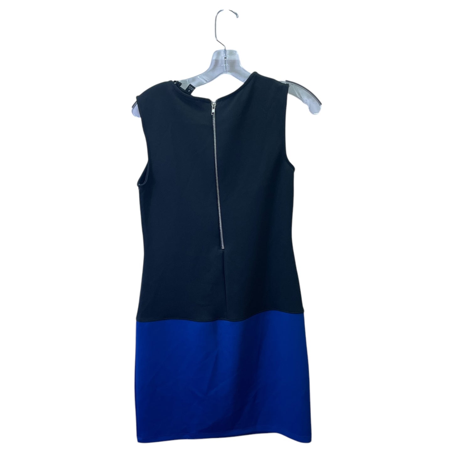 Dress Casual Short By Valerie Bertinelli In Black & Blue, Size:8