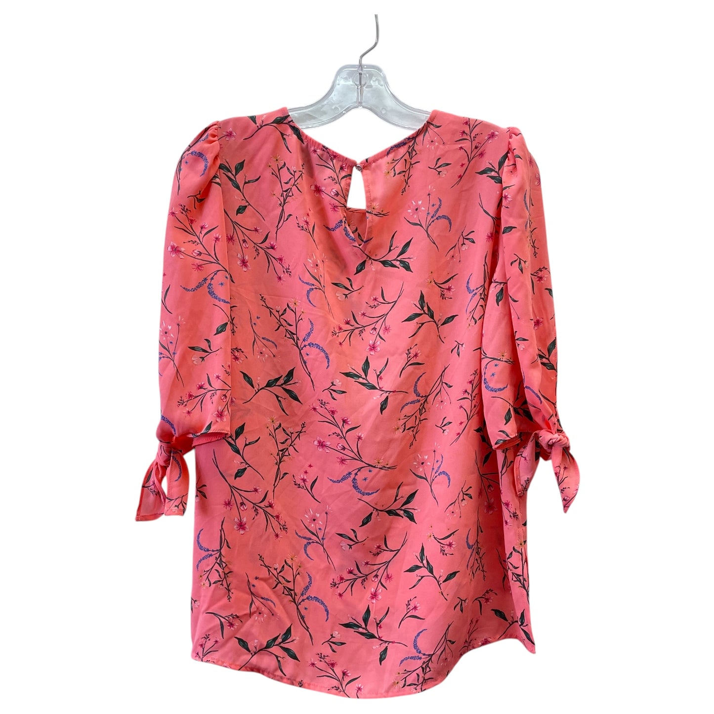 Top 3/4 Sleeve By Cece In Orange, Size:M