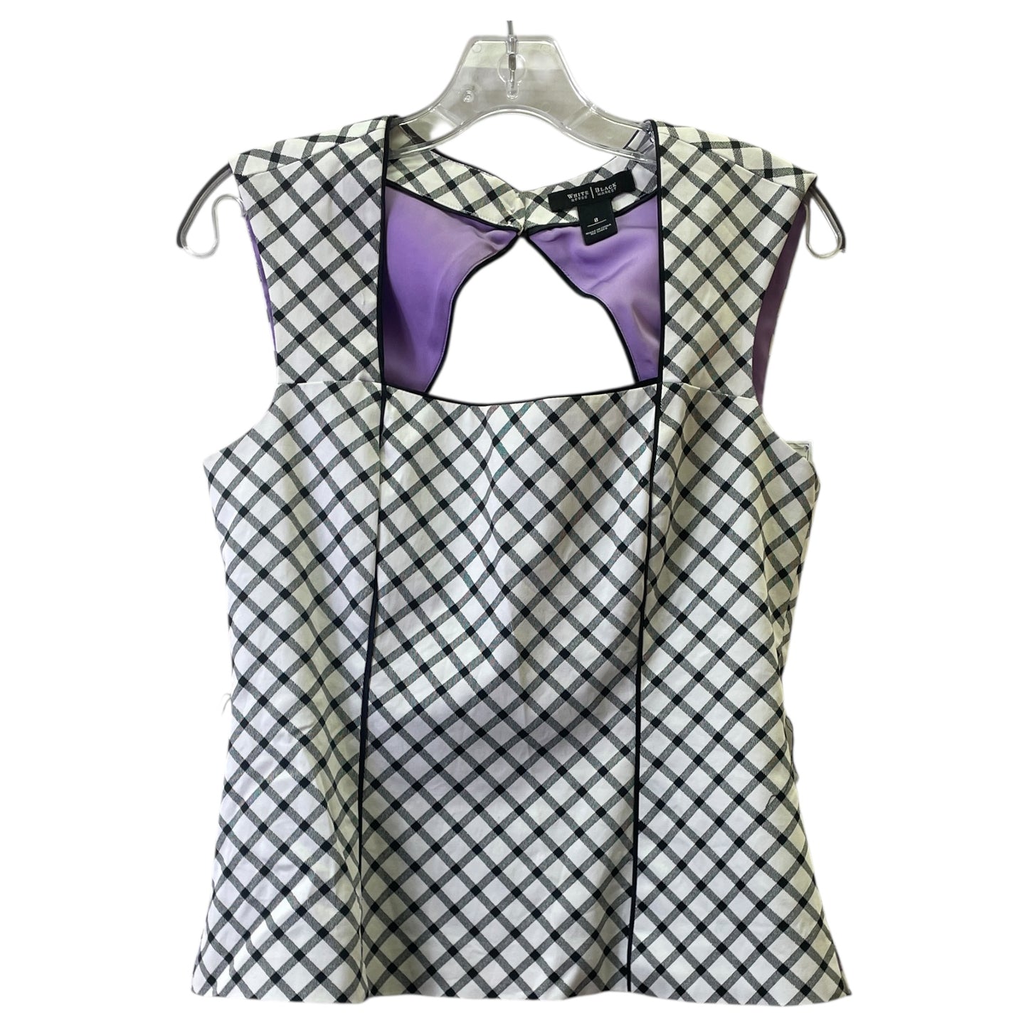 Top Sleeveless By White House Black Market In Black & White, Size:M