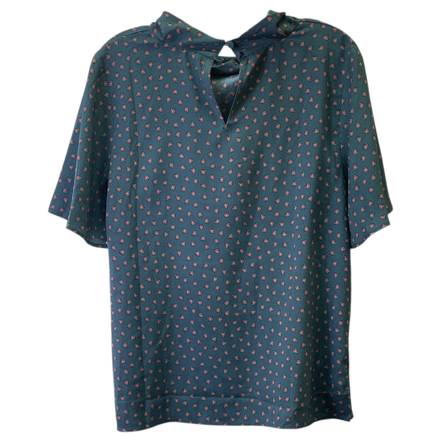 Top Ss By Ann Taylor In Blue & Orange, Size:M