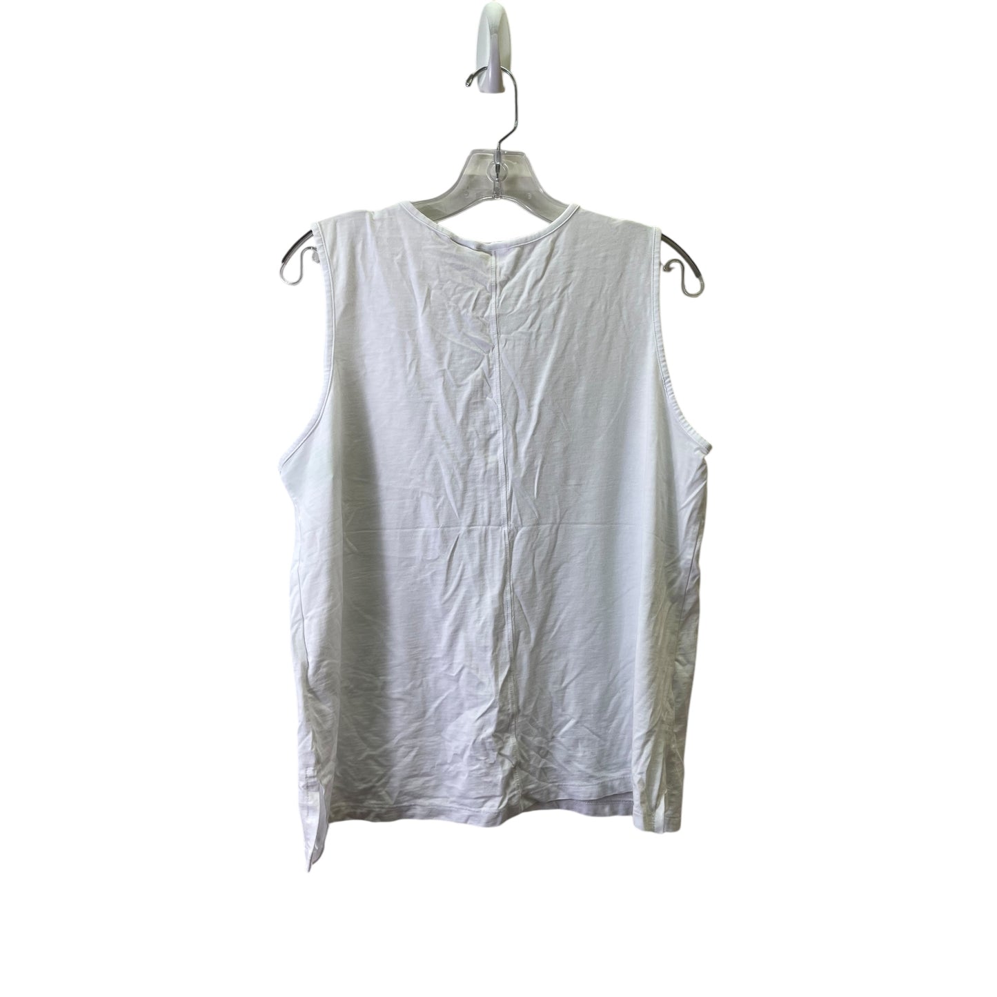 Top Sleeveless By Max Studio In White, Size:Xl