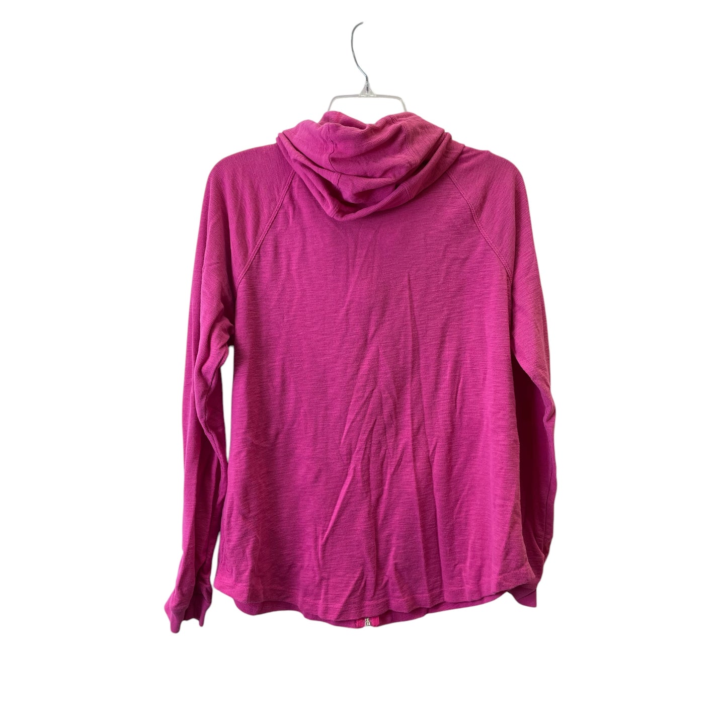 Athletic Sweatshirt Hoodie By Calvin Klein In Pink, Size:1X