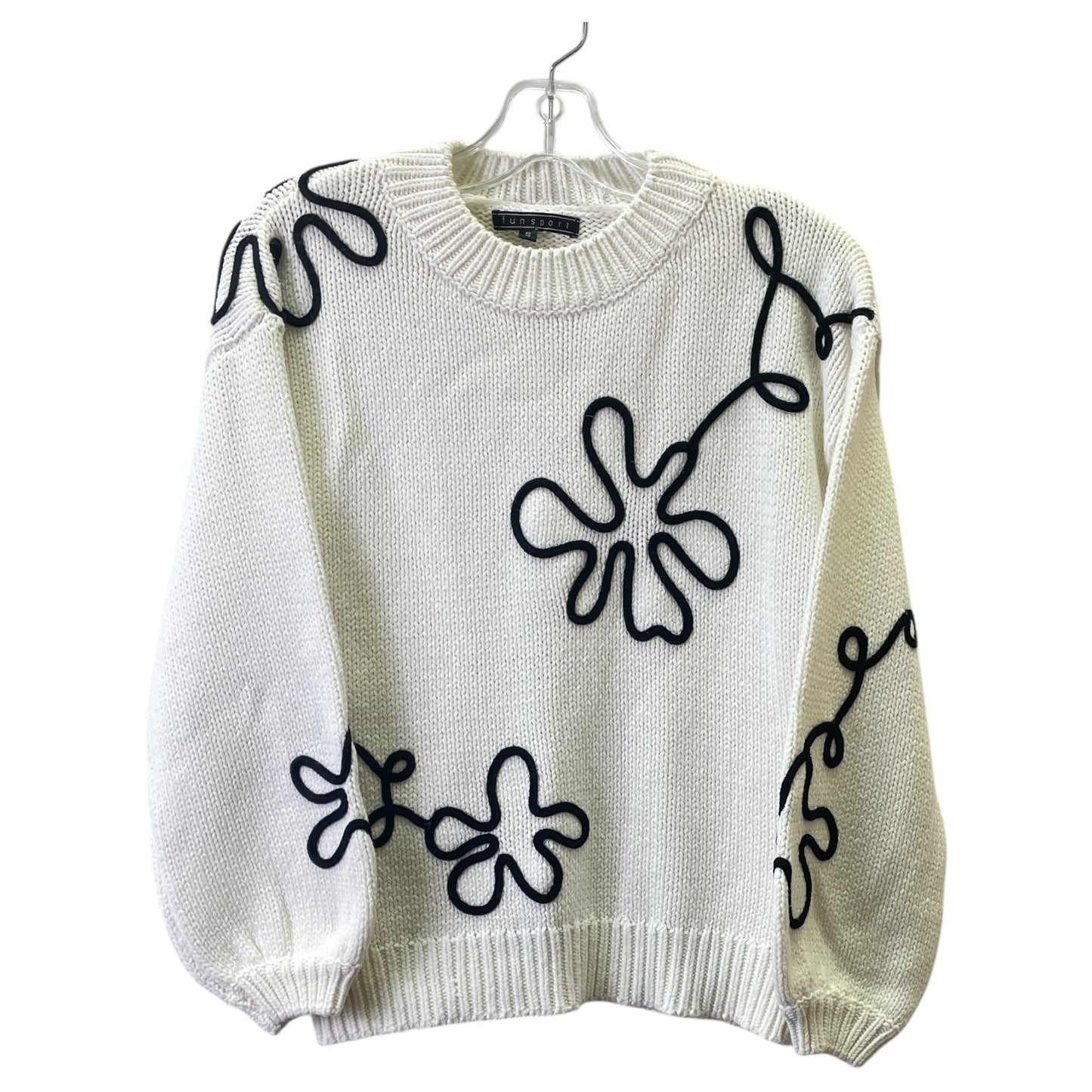 Sweater By Funsport In White, Size:S