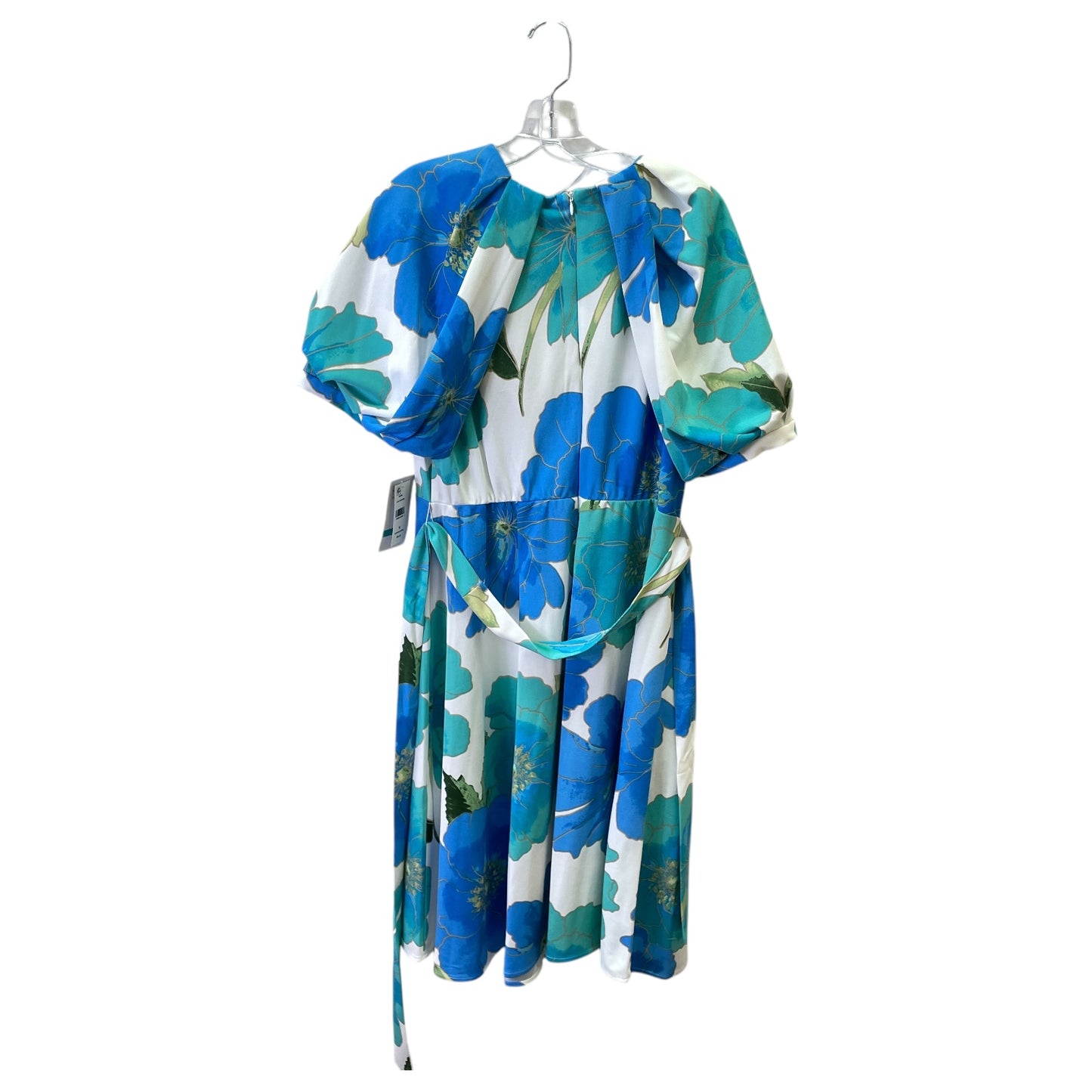 Dress Casual Short By Maison Tara In Blue & Green, Size:Xl