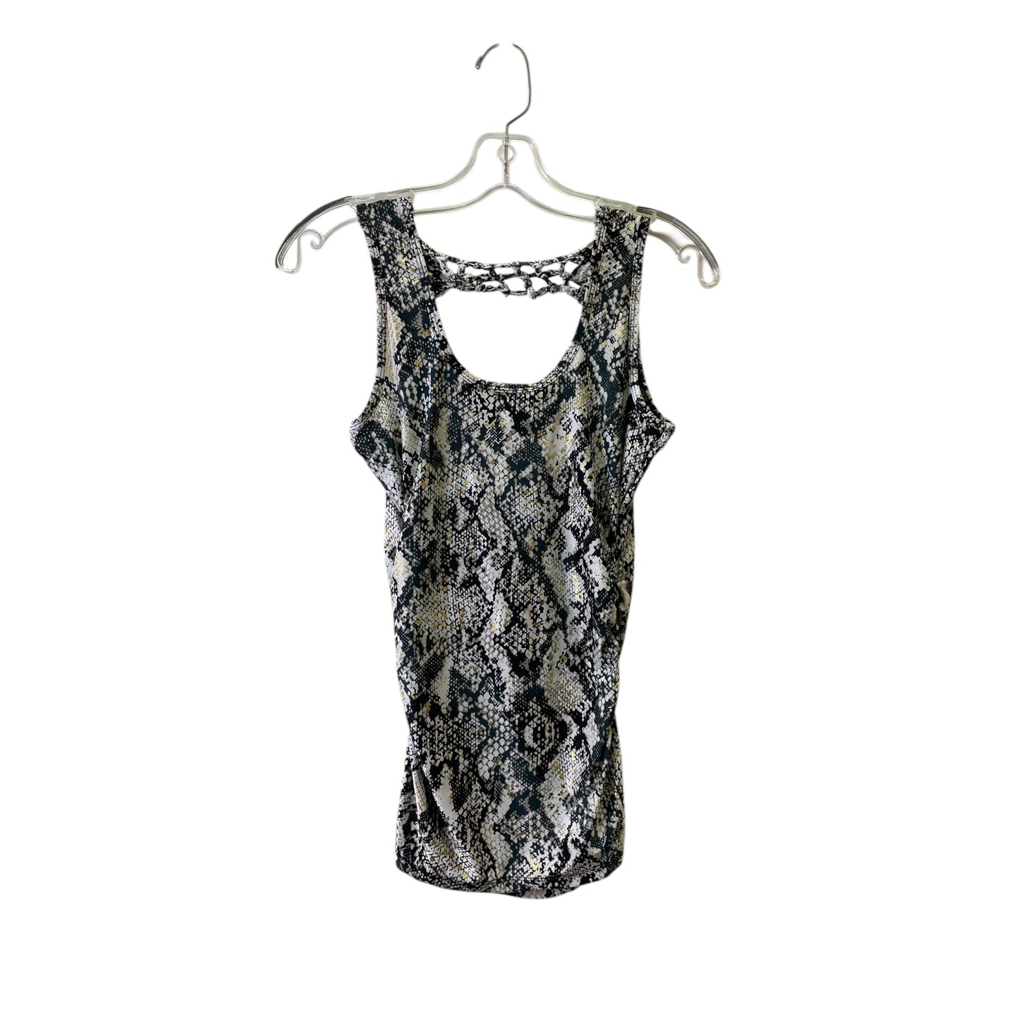 Tank Top By Inc In Snakeskin Print, Size:Xs