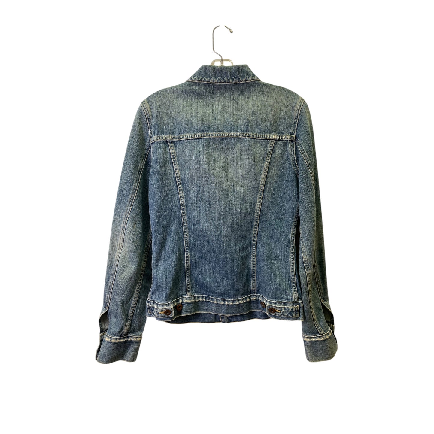 Jacket Denim By Bke In Blue Denim, Size:L