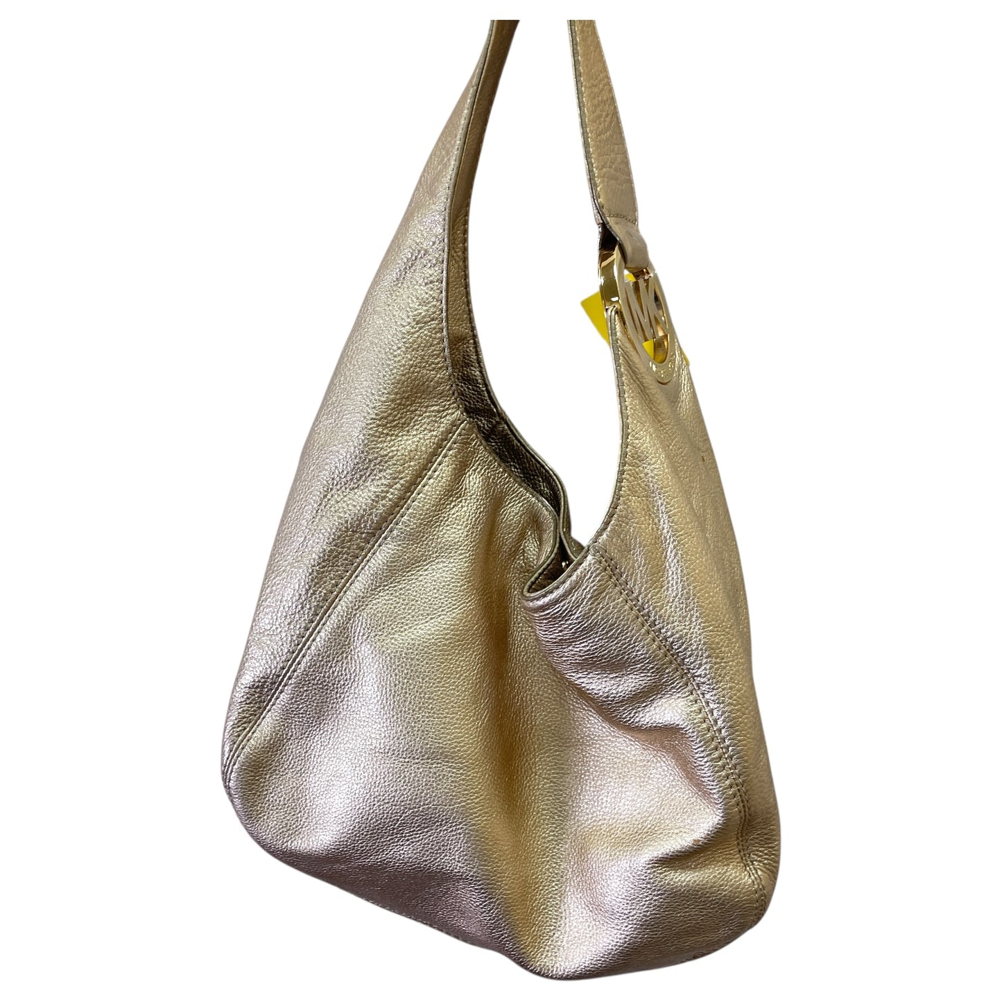 HANDBAG DESIGNER by MICHAEL KORS In GOLD, Size: MEDIUM