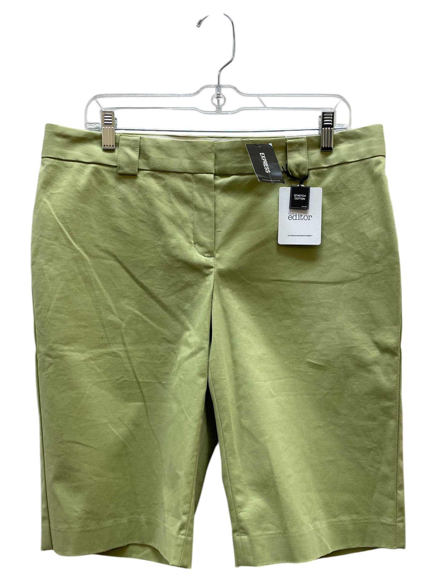 Shorts By Express Design Studio In Green, Size:12