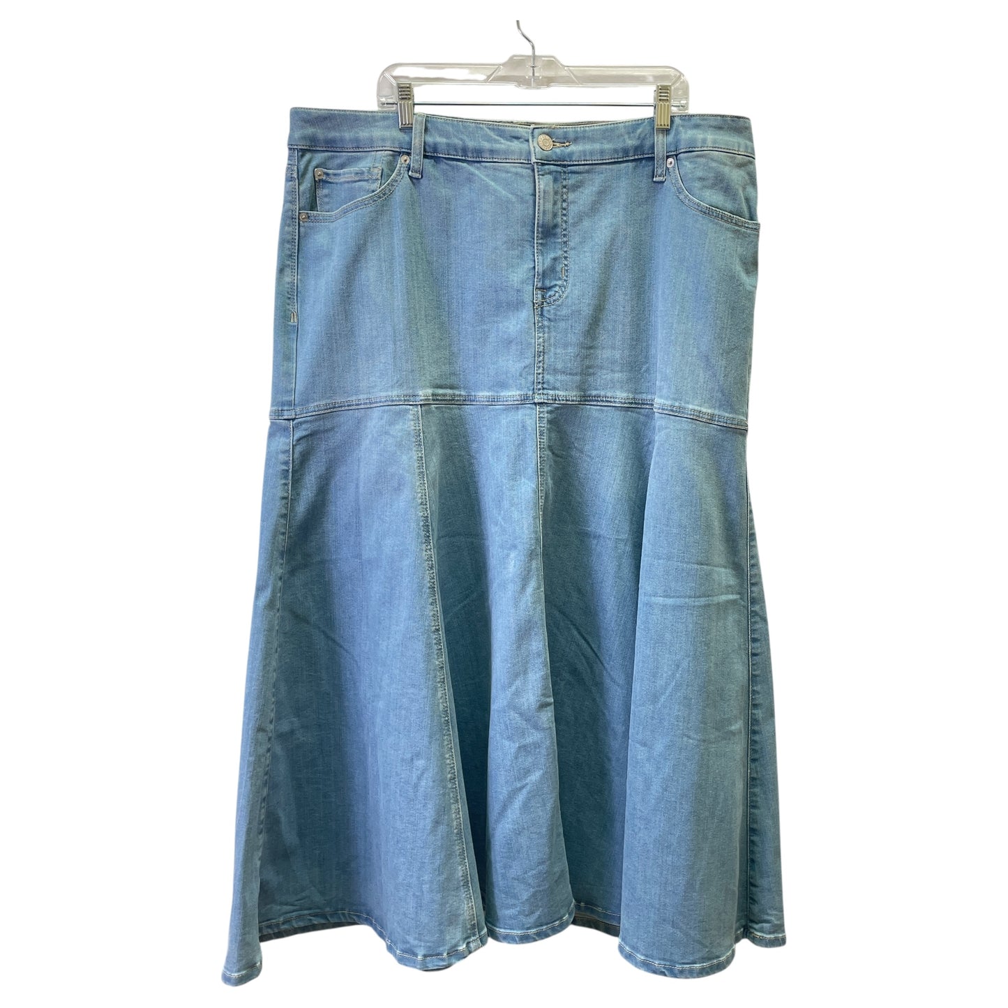 Skirt Maxi By Torrid In Blue Denim, Size:20