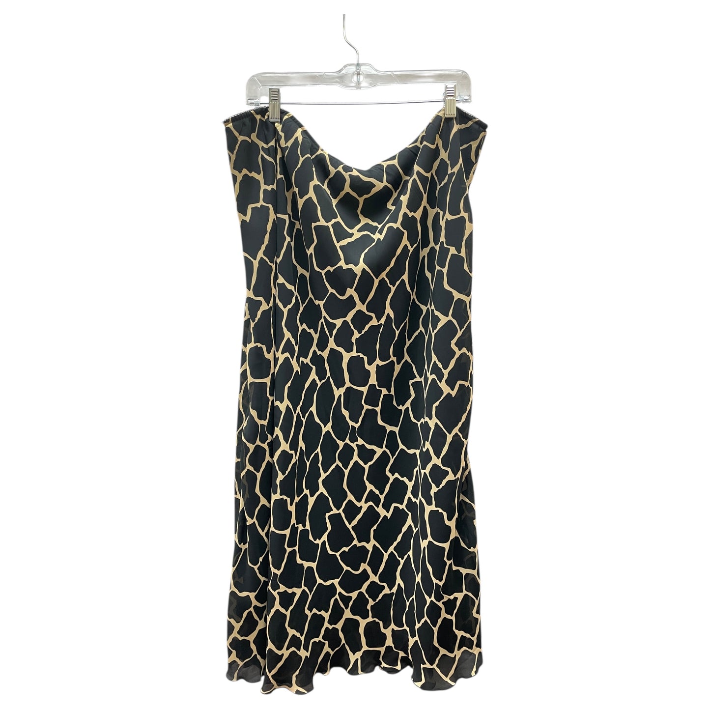 Skirt Maxi By RENE MARGO In Animal Print, Size:2X