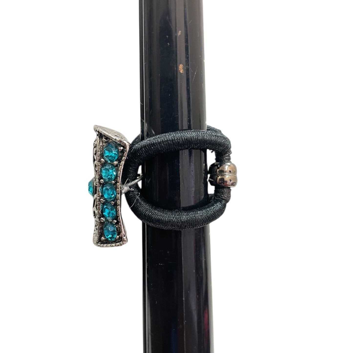 Ring Statement By Cme In Blue & Silver