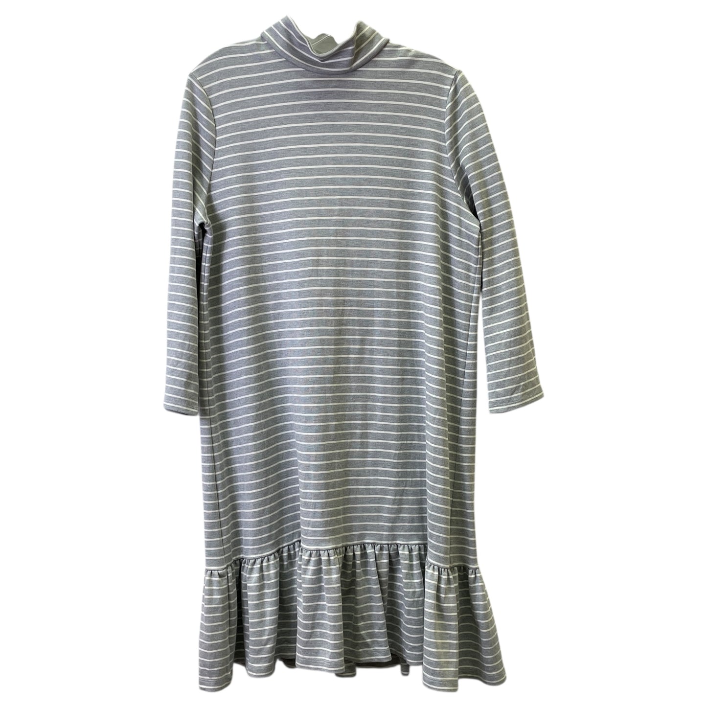 Dress Designer By Kate Spade In Grey & White, Size:Xl
