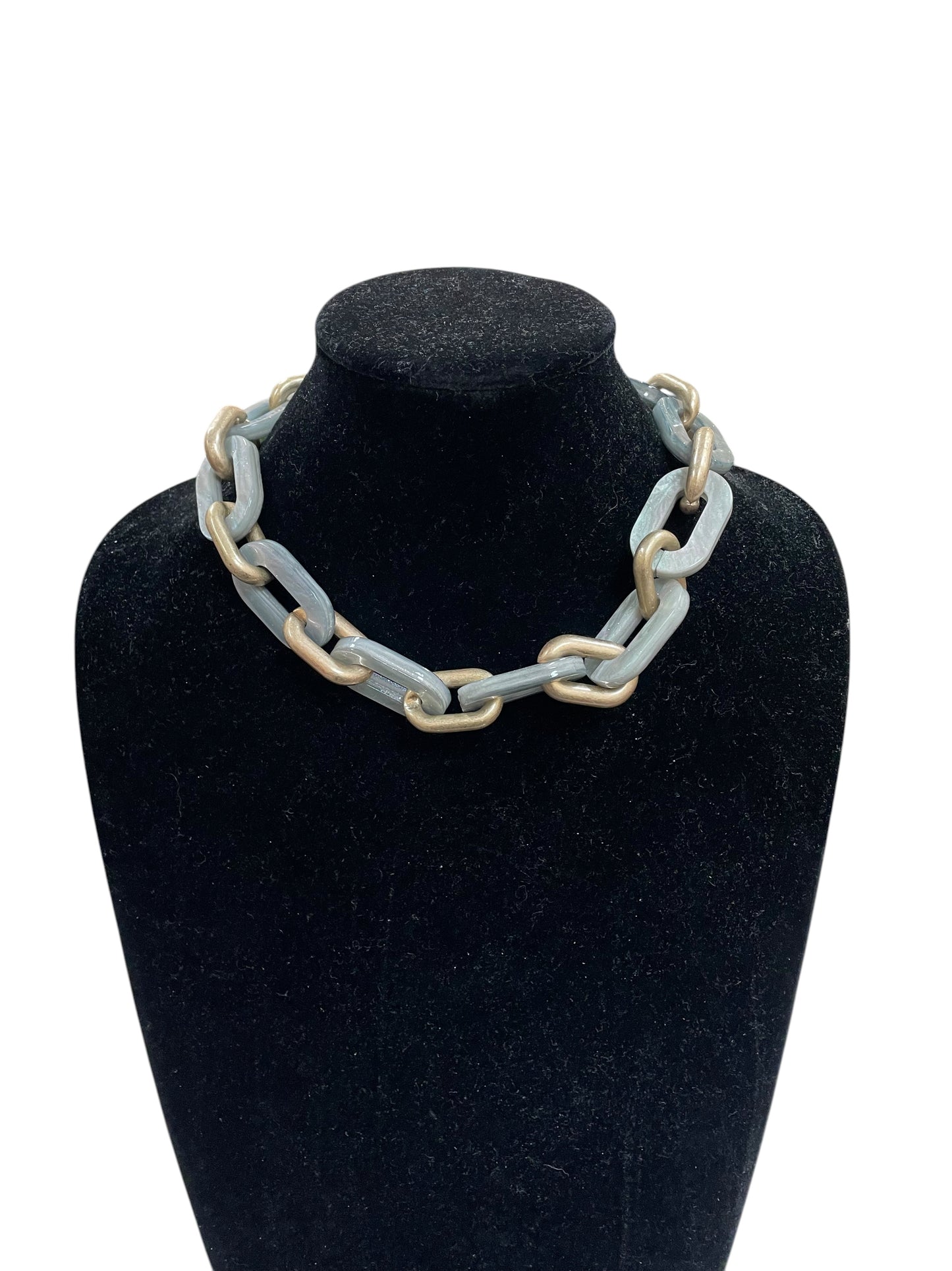 Necklace Chain By Southern Living In Gold & Grey