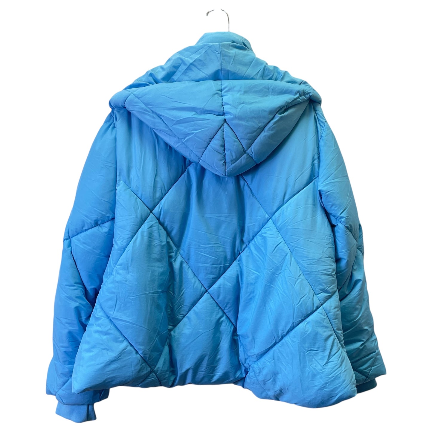 Jacket Puffer & Quilted By Free People In Blue, Size:M