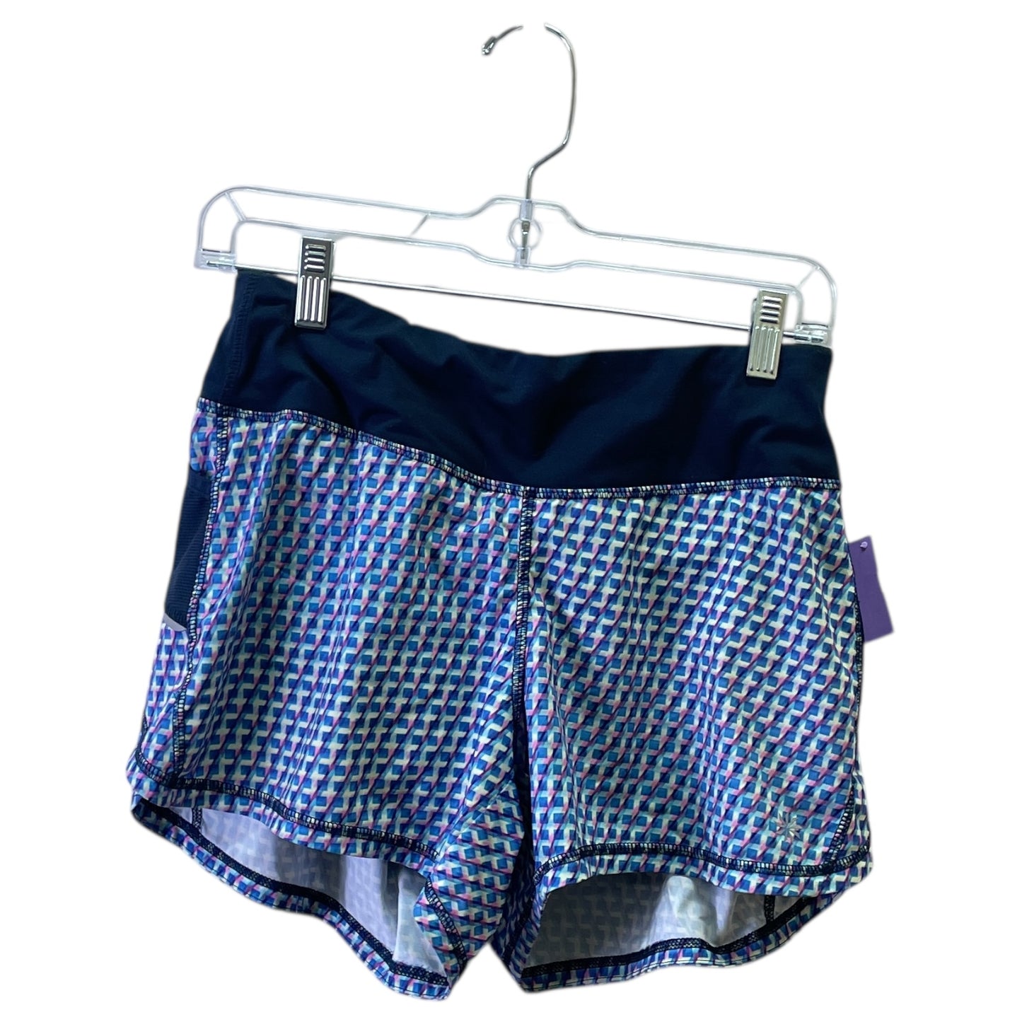 Athletic Shorts By Athleta In Blue, Size:M