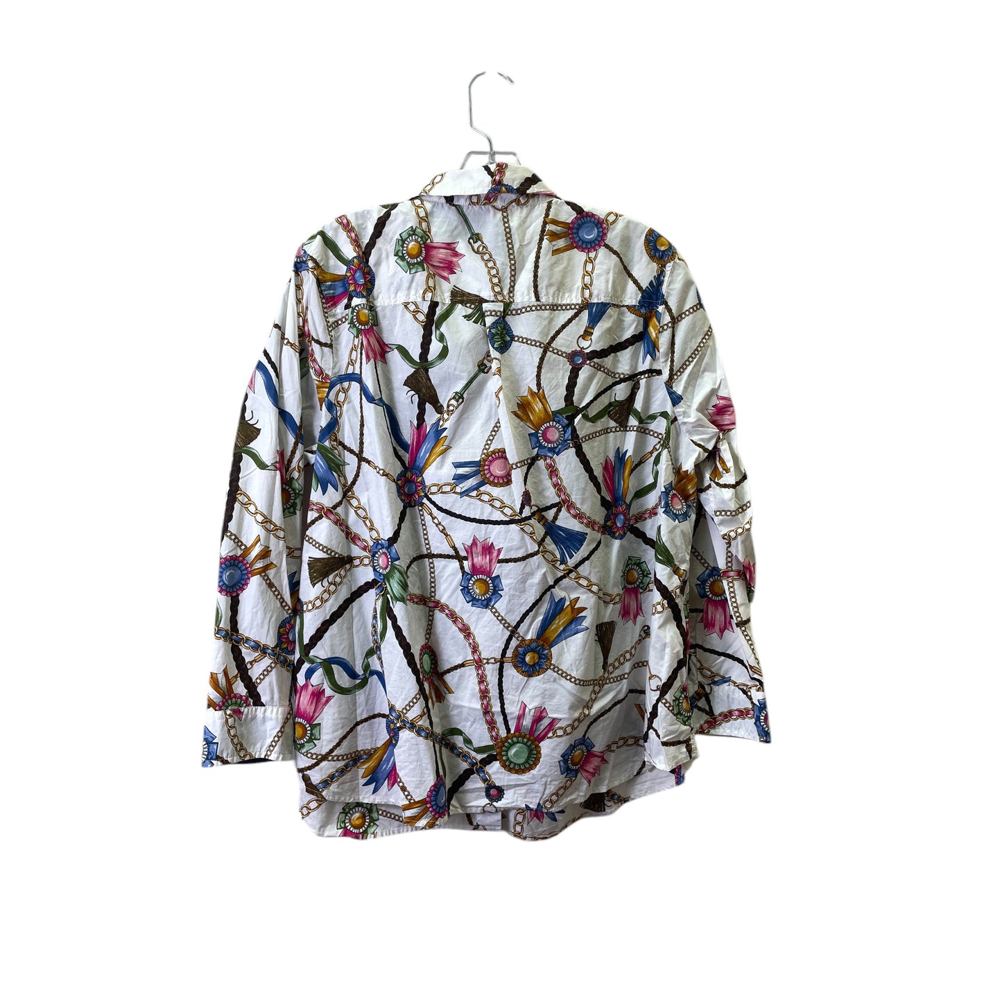 Top Ls Basic By Talbots In White, Size:2X