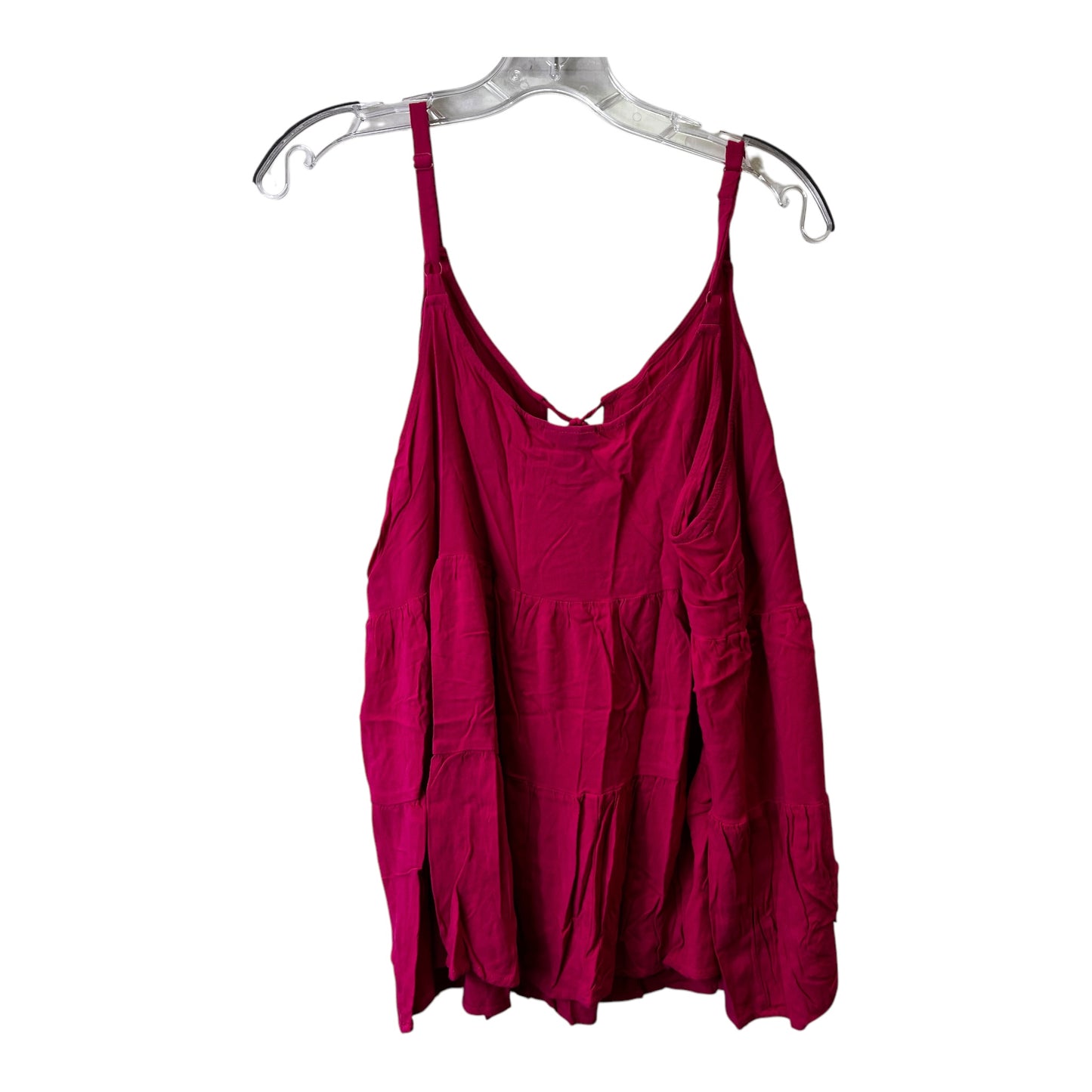 Top Sleeveless By Torrid In Pink, Size:1X