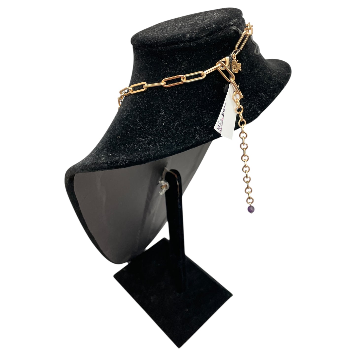 Necklace Pendant By White House Black Market In Gold & Purple