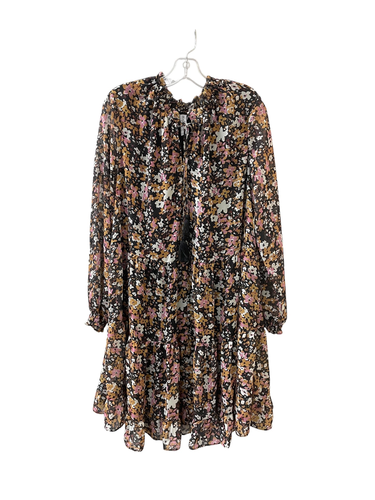 Dress Casual Short By Grace + Karma In Floral Print, Size:Xl